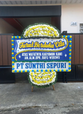 Papan Bunga Duka di Belalau I