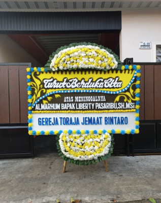 Papan Bunga Duka di Belalau I