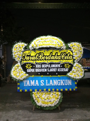 Papan Bunga Duka di Belalau I